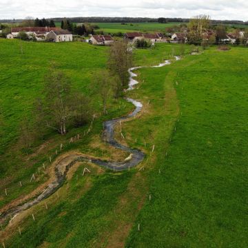 Restauration du ruisseau des Ecoulottes à Ecuelle