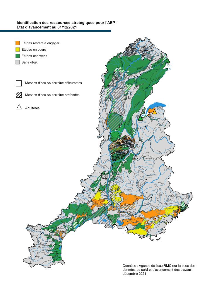 Les ressources stratégiques à l'échelle du bassin RMC