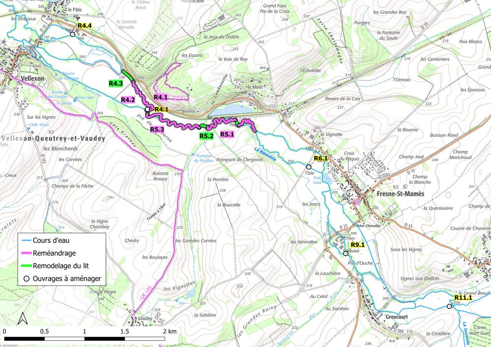 Plan d'actions Romaine secteur 1