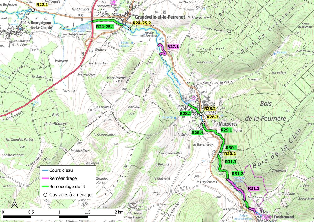 Plan d'actions Romaine secteur 3