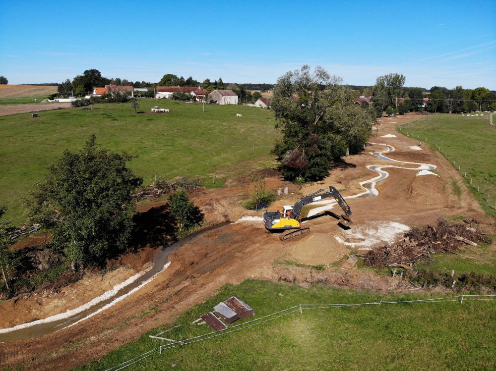Travaux de restauration des écoulottes à Ecuelle