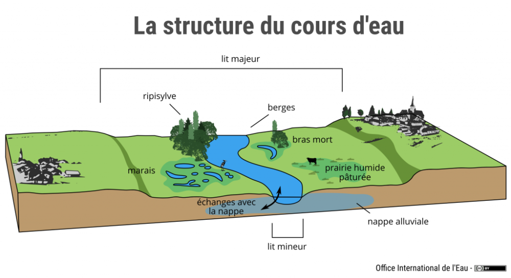 La structure du cours d'eau