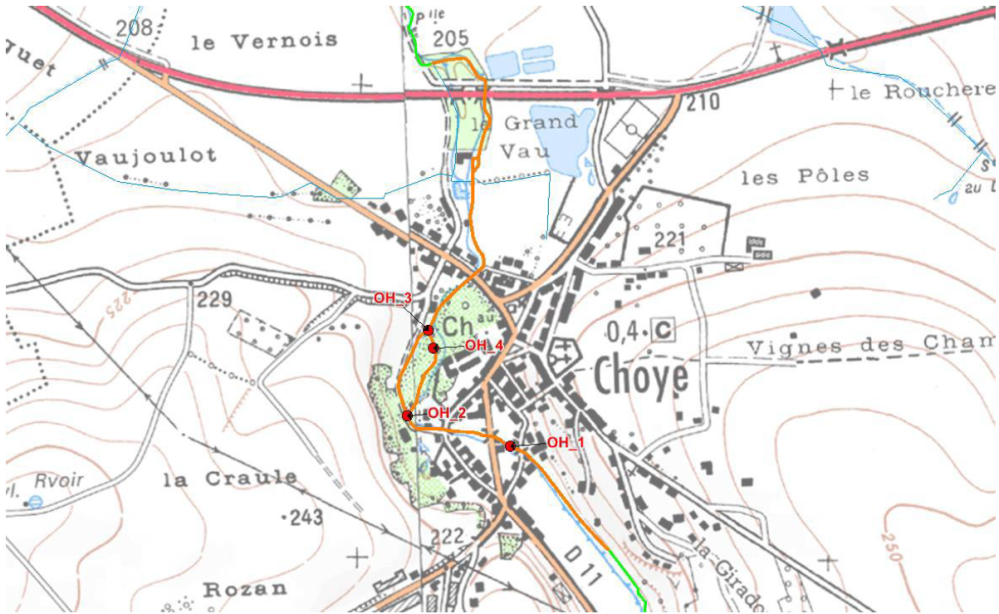 Plan situation projet Choye